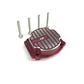 CEN Racing CKD0350 KAOS CNC Metal Differential Cover (Red Anodized) 1pc Q / MT / DL Series