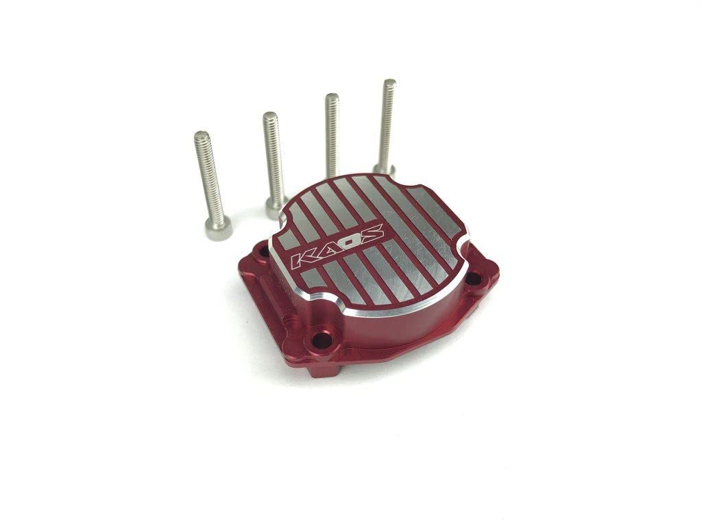 CEN Racing CKD0350 KAOS CNC Metal Differential Cover (Red Anodized) 1pc Q / MT / DL Series