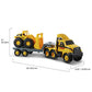 CatToysOfficial, CAT Construction Heavy Mover, Semi Truck and Trailer with Mini Crew Wheel Loader, Lights and Sounds, Ages 3 and