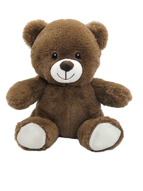 Anico 10' Plush Brown Teddy Bear With Embroidered Eyes