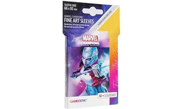 Gamegenic Marvel Champions The Card Game Official Nebula Fine Art Sleeves Pack Of 50 Art Sleeves And 1 Clear Sleeve Card Game Holder Use With Tcg And Lcg Games Made By Fantasy Flight Games