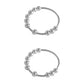 Bnf 2Pcs Rotatable Silver Stress Relief Ring Anti Stress Sensory Toy For Adults