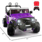 2024 Two (2) Seater Ride On Kids Car Truck w/Remote | Large 24V Power Kid Car to Drive in 3 Speeds, Battery Swap, Leather Seat,