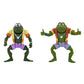 NECA Teenage Mutant Ninja Turtles 7" Napoleon & Atilla Frog Action Figures Set - Plastic, One Size, As Shown, Model 54174