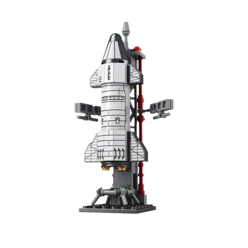 Sky Line Ocean Space Series,Shuttle Building Blocks Set For Kids,Teen,107 Pcs,Space Command Center Play Kit With Minifigure,Comp
