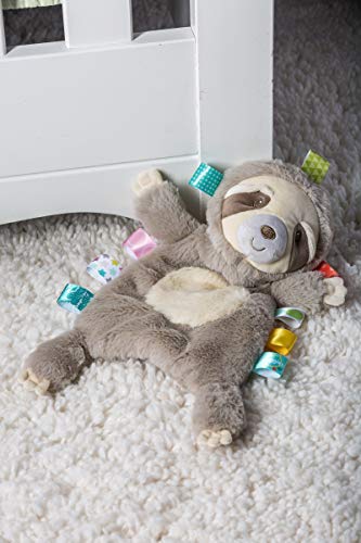 Taggies Lovey Soft Toy, 11-Inches, Molasses Sloth