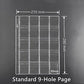 Mudor 200 Pocket Coin Pages For Collectors, Standard 9-Hole Coin Collection Pages Fit Most Binder, Coin Collecting Supplies, 10