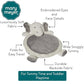 Mary Meyer Baby Mat, Afrique Elephant, 23x31x4 Inch, Fabric, Model 42557