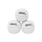 Zeekio Galaxy Juggling Balls - enhanced 12 Panel Genuine Leather Balls - 130g - 67mm - Pack of 3 (White)