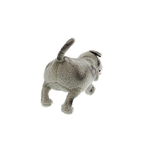 MerryMakers Walter the Farting Dog Plush Toy, 8-Inch, Grey, Model 1455, Soft Plush Material