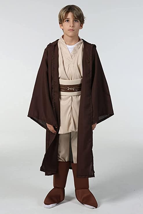 Kids Boys Costume Robe Tunic Cloak Cosplay Outfit 12 Years And Up