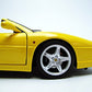 Hot Wheels Bly35 Ferrari F355 Spider Convertible Yellow Elite Edition 1/18 Diecast Car Model By Hotwheels