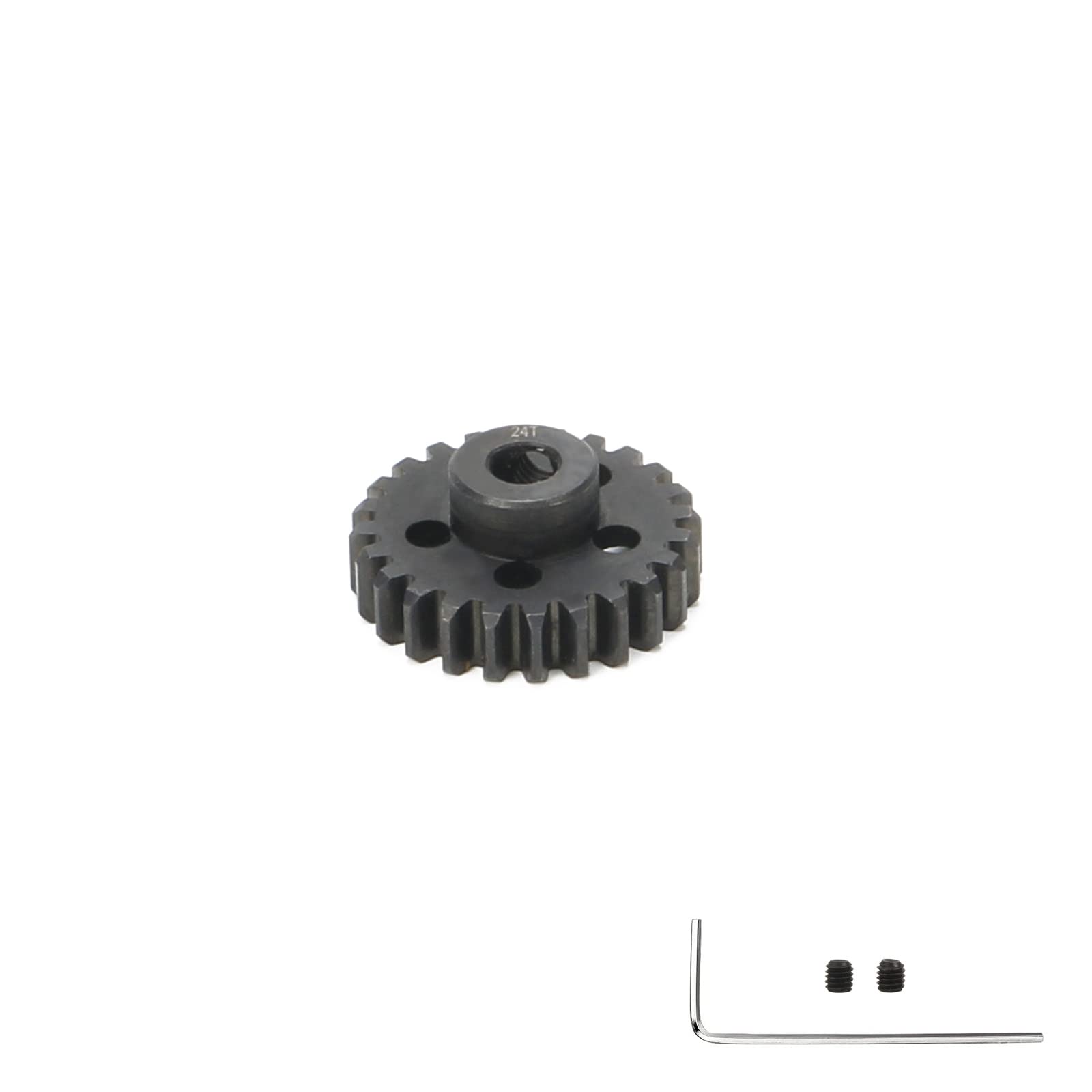 RCAWD 24T Pinion Gear & Wrench for ARRMA 8S BLX & Bash Roller 1/5 Kraton Outcast, 6S 4X4 BLX 1/7 Felony Fireteam Infraction, 6S 