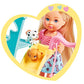 Simba Evi Love Puppy Fun Doll With Three Cute Puppies And Great Dog Play/Swing, Slide And 2-In-1 Buggy / 12 Cm/Suitable For Children From 3 Years