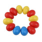12Pcs Plastic Percussion Musical Egg Maracas Egg Shakers Child Kids