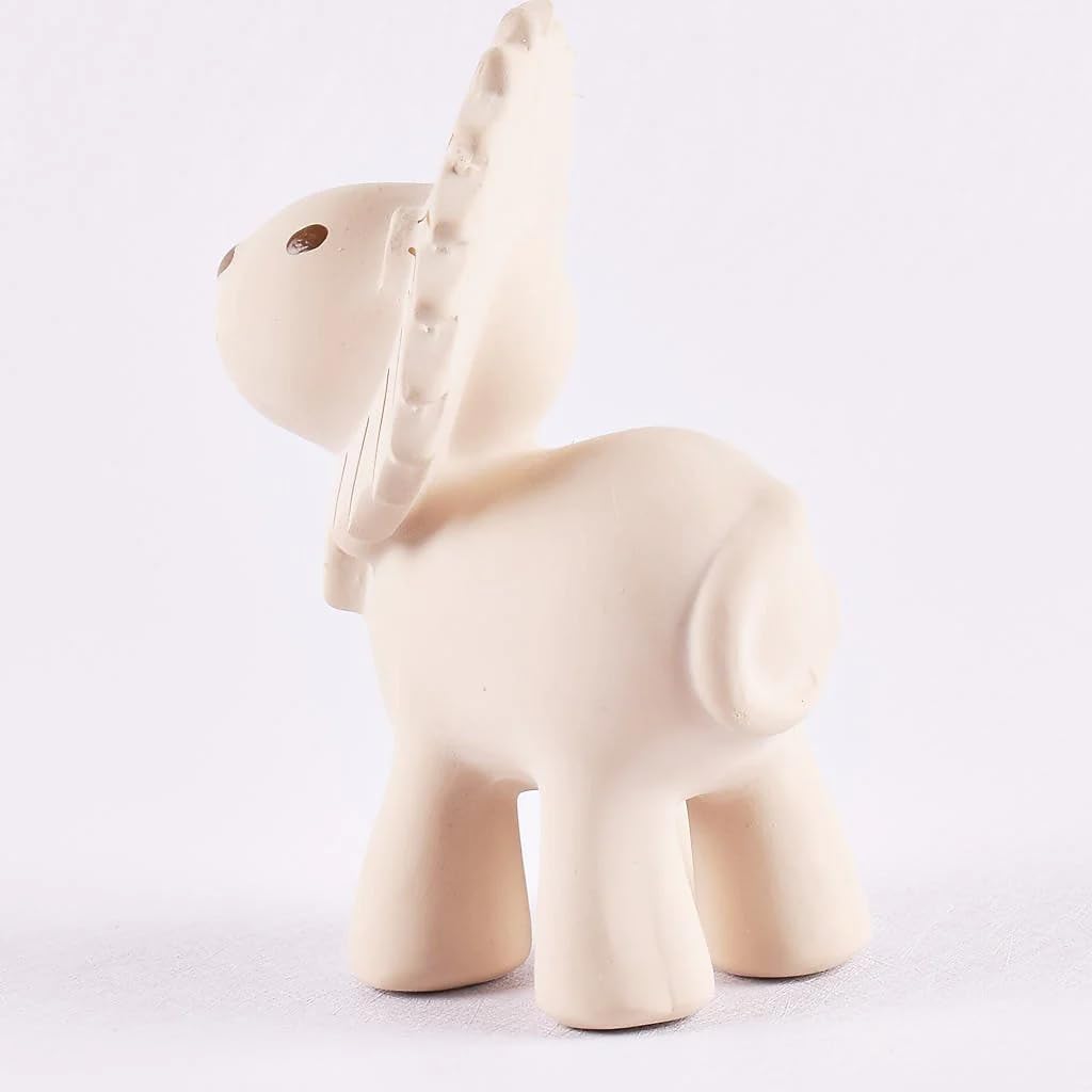 Tikiri My First Safari Lion Natural Rubber Rattle (Brown)