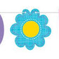 American Greetings Pretty Sweet 1st Birthday Jumbo Letter Kit Decoration Childrens Party Banners, Large, Pink/Turquoise/Green