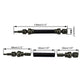 RCAWD 4X Slider Front/Rear Drive Shaft Set for 1/10 Arrma 1/10 Big Rock 4X4 V3 3S Blx Brushless Monster Truck RTR Upgrade Parts(
