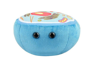 GIANTmicrobes Animal Cell Plush - Educational Blue Plush Toy for Students and Scientists