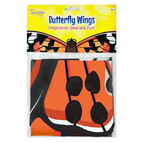 Insect Lore Butterfly Painted Lady Dress-up Wings - Pretend Play Costume for Kids