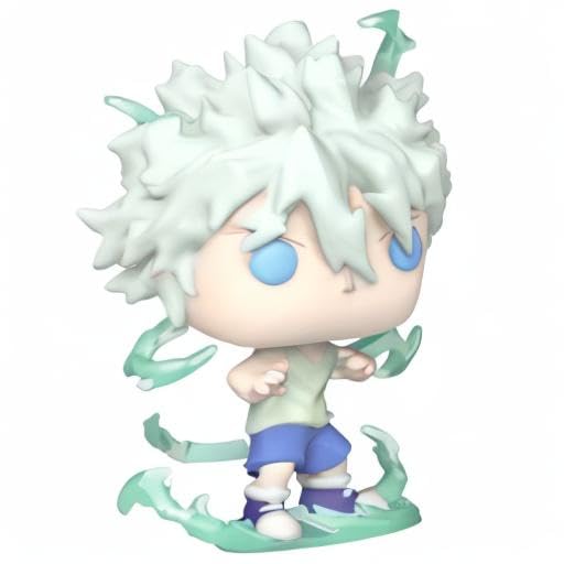Funko Pop Hunter x Hunter Killua Zoldyck 'Godspeed' GITD Chase Figure - Light Blue, AAA Anime Exclusive