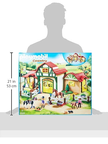 Playmobil Horse Farm Building Set - Standard Size - Multi-color Plastic - Model 6926