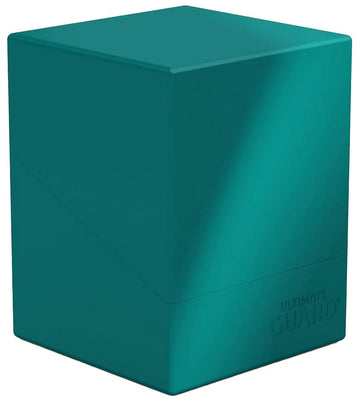 Ultimate Guard Boulder Solid 100+, Deck Case For 100 Double-Sleeved Tcg Cards, Petrol, Secure & Durable Storage For Trading Card