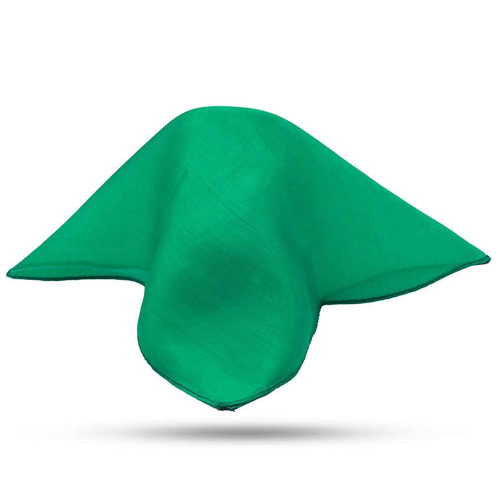 Magic Makers 12 Inch Color Silk - Professional Grade (Emerald Green)