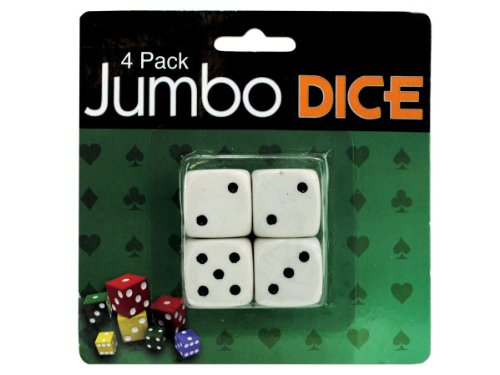 4 Pack Jumbo Dice