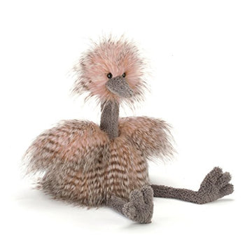 Jellycat Mad Pet Odette Ostrich Stuffed Animal, Medium, 20 Inches