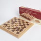 Deluxe Staunton Wood Chess And Checkers Set