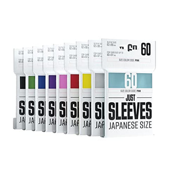 Just Sleeves | Pack Of 50 Japanese Size Card Sleeves For Board Game And Card Games | 62 Mm By 89 Mm Card Sleeves | Professional