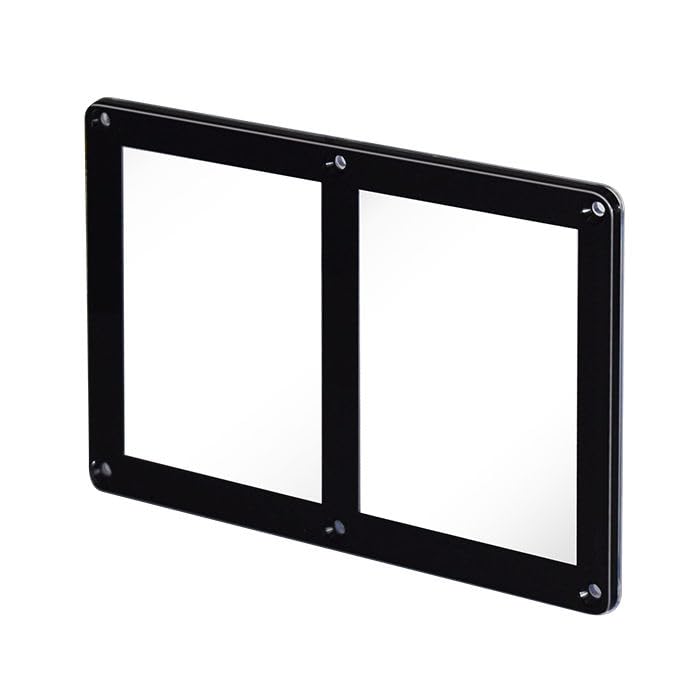 Guardhouse Screw-Close Two Trading Card Display Holder Black Border 35 Pt Pack Of 3