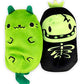 Cats Vs Pickles - Scary Collection #2 - Catzilla, Count Catula, Coder Cat, & Skully - 4-Pack - 4' Cute Cuddly Collectible Bean Plush Toy - Are You Team Cat Or Team Pickle? Collect Them All!