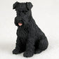 Conversation Concepts Schnauzer Miniature Dog Figurine - Uncropped - Black