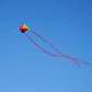 Besra Rainbow Parafoil Kite With 5M Long Tails Single Line Parachute Kite Easy To Fly Outdoor Fun Sports(34Inch)