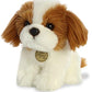 Aurora® Adorable Miyoni® Tots Shih Tzu Pup Stuffed Animal - Lifelike Detail - Cherished Companionship - Brown 11 Inches