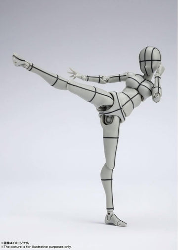 Tamashii Nations - Kentaro Yabuki - Body Chan Wire Frame (Gray Color Version), Bandai Spirits S.H.Figuarts Action Figure