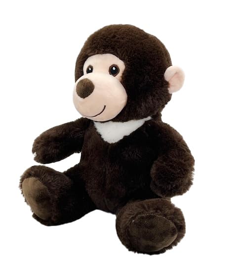 Anico 10' Plush Brown Monkey With Embroidered Eyes