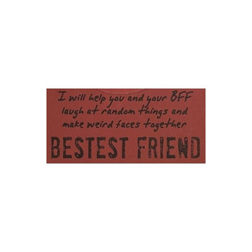 Watchover Voodoo 3-Inch Bestest Friend Keychain - Handcrafted Gift To Bring Good Luck And Positivity Everywhere You Go
