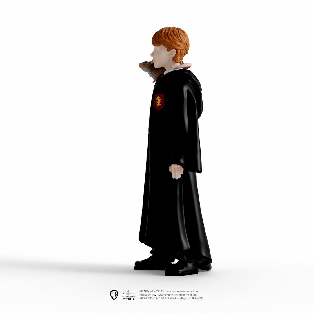 Schleich Wizarding World Of Harry Potter 2-Piece Set With Ron Weasley & Scabbers Collectible Figurines For Kids Ages 6+