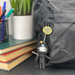 Watchover Voodoo 3-Inch Ninja Keychain - Handcrafted Multicolor Gift for Good Luck and Positivity, Small Size, Unique Accessory