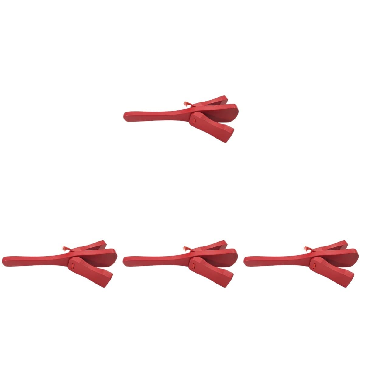 Excluzo 4 Pieces Wooden Castanets Hand Wooden Spanish Castanet Hand Clappers Musical Castanets Instrument Clappers Percussion In
