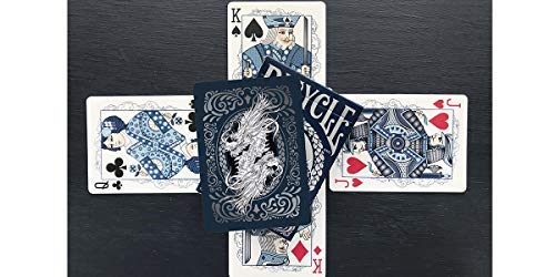 Bicycle Dragon Playing Cards,Blue