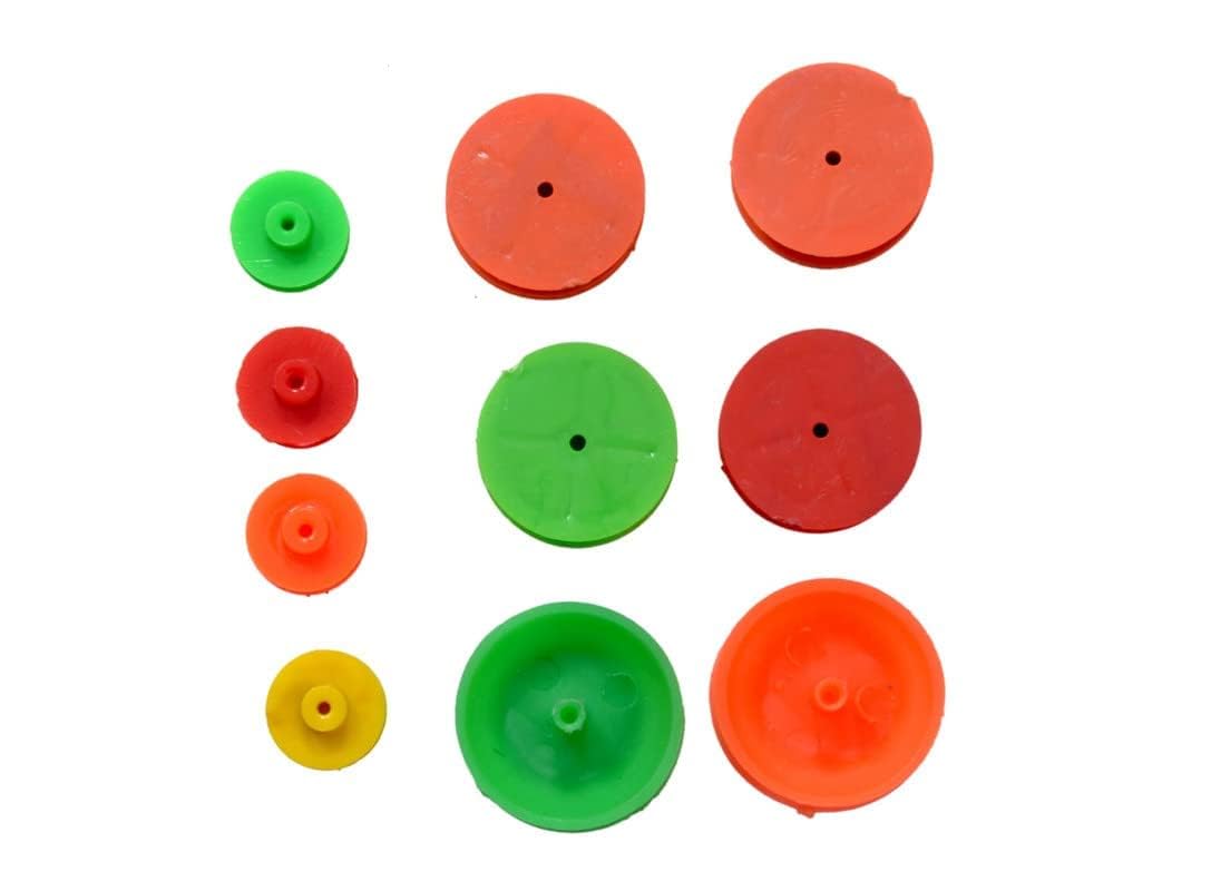 Dietury Pulley Toy Motor Set  Pack Of 10 For School Science Projects & Experiments