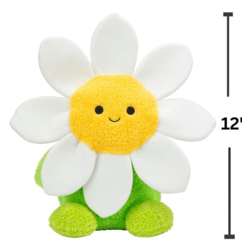 Bumbumz 12-Inch Plush - Daisy Flower Danielle Collectible Stuffed Toy - Gardenbumz Series