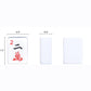 TrendyMate American Mahjong Set - 166 Premium White Tiles, Melamine, 9"x20"x3", Includes 4 Racks/Pushers & Soft Blue Carrying Bag