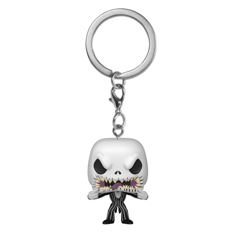 Funko Pop Keychain: Nightmare Before Christmas - Jack (Scary Face), Multicolor (56922)