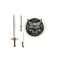 NECA Dungeons and Dragons Warduke 7-Inch Action Figure - Plastic, As Shown, Model 52271, Includes Longsword, Flame Effect, and Accessories