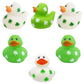 St. Patrick's Rubber Duck Toy Duckies Shamrock designfor Kids, Bath Birthday Gifts Baby Showers Summer Beach and Pool Activity,